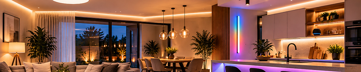 Éclairage LED intelligent