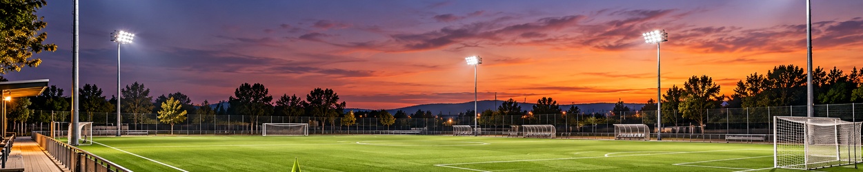Éclairage LED pour terrains de sport