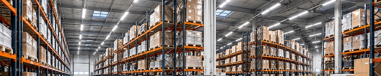 Luminaires LED industriels linéaires