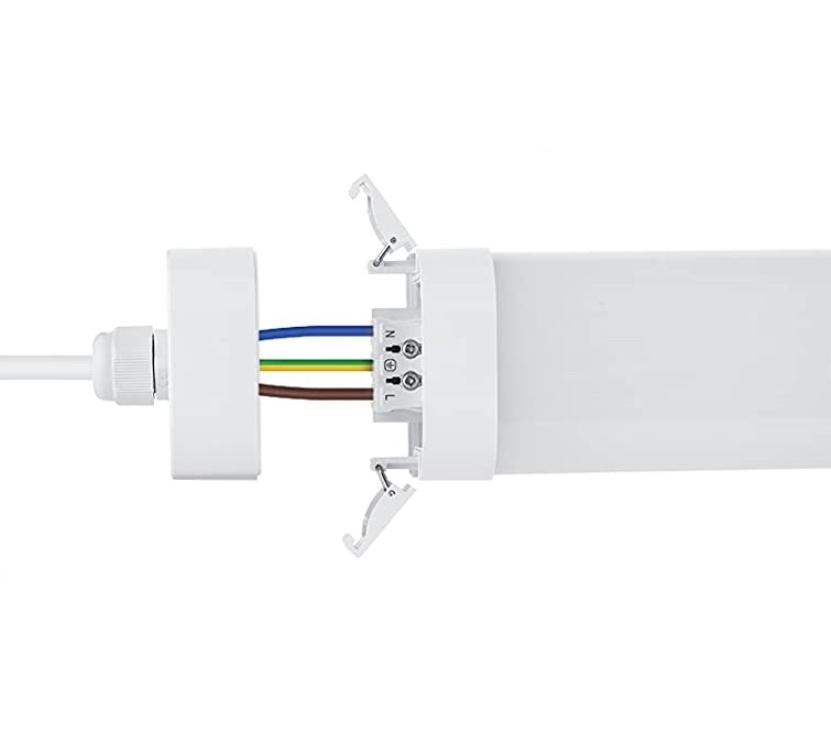 Réglette LED étanche 6 morceaux 120cm 40W 140L /w IP65 (2 extrémités de connexion)