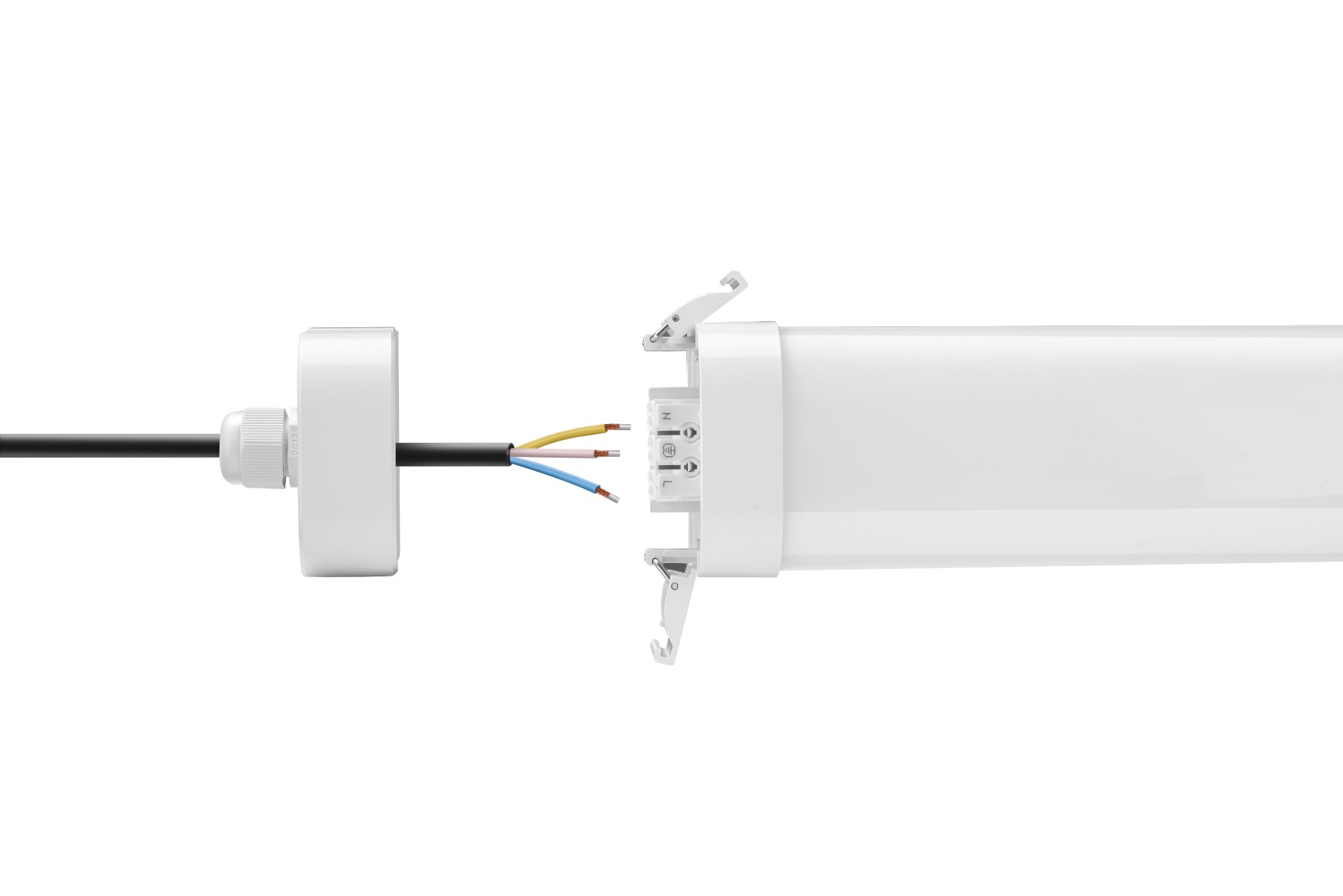 Réglette LED étanche 150cm 60W 100L /w IP65 (2 extrémités de connexion)