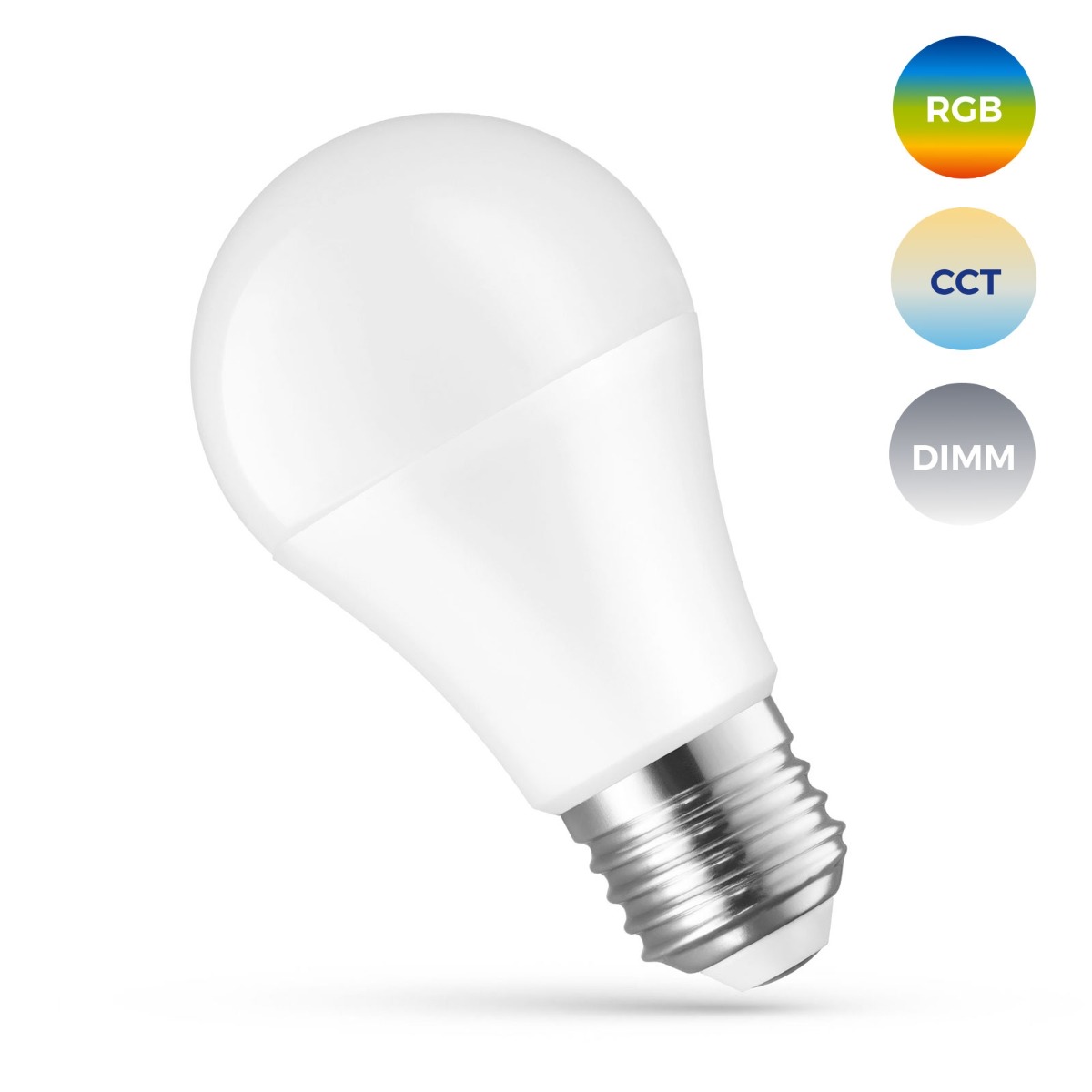 Lampe intelligente E27 13W A60 RGBW+CCT+DIM Wi-Fi