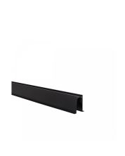 Rail encastré 48 V 1 mètre Noir