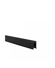 Rail encastré 48 V 2 mètres Noir