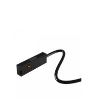 Connecteur d'alimentation pour rail étroit 48 V, câble de 2000 mm, noir
