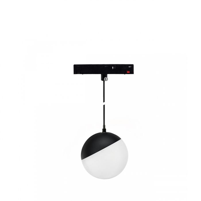 Suspension LED globe pour rail 10W K3000/K4000 48V Noir