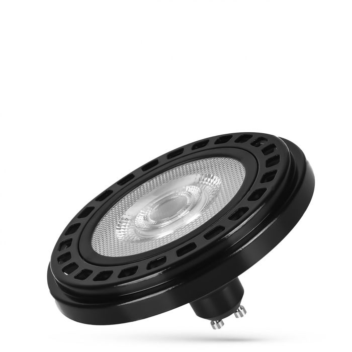 LED AR111 GU10 spot 20W CCT noir 90 lm/W