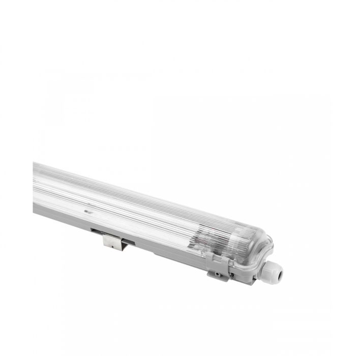 Réglette LED Étanche 120cm Grise 1x T8 G13 IP65