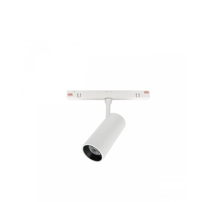 Projecteur sur rail LED 6W CCT 48V blanc