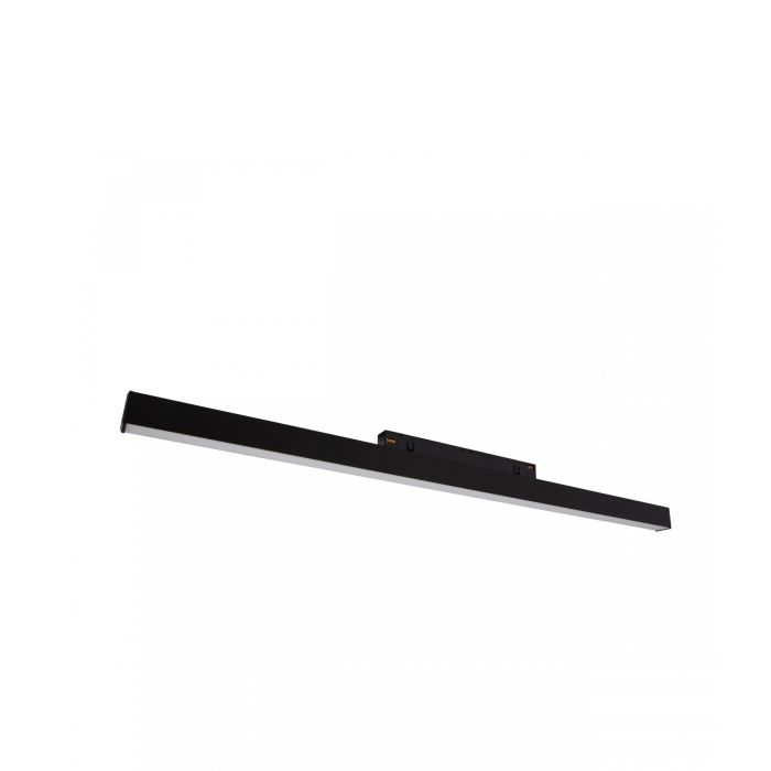 Luminaire sur rail LED allongé 18 W CCT 48 V 602 mm dimmable Noir