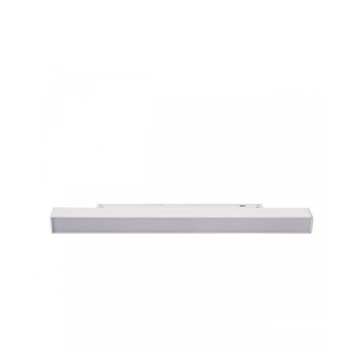 Luminaire sur rail LED allongé 10 W K2700 48 V 300 mm Blanc