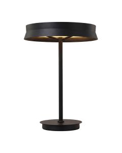 Lampe de table LED Ø33 cm | 24W | 2400 lumens | CRI90 | CCT 2700K-4000K | Noir