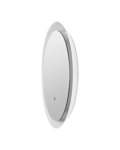 Miroir LED rond éclairé Ø60 cm | 20W | 2000 lumens | CRI90 | CCT 2700K-4000K | Blanc