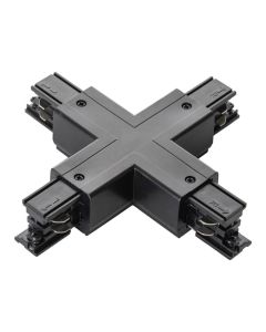Connecteur X pour Rail Triphasé | Pièce en Croix