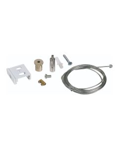 Kit de Suspension pour Rail Triphasé | Câble Acier 2 Mètres