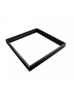 Panneau LED à cadre en saillie 60x60 cm Noir