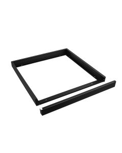 Panneau LED à cadre en saillie 60x60 cm Noir