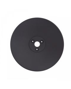 Platine de montage pour applique de façade Piatta 12W Ø300 mm – Noir