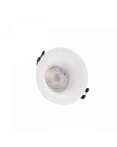 Spot encastré GU10 – rond – blanc – IP20 – Ø86×41 mm – sans ampoule