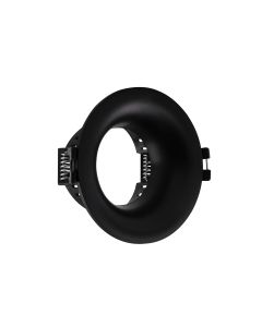 Spot encastré GU10 – rond – noir – IP20 – Ø86×41 mm – sans ampoule