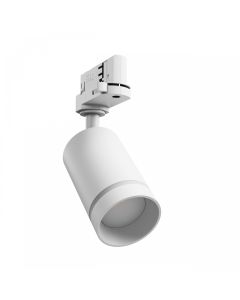 Projecteur sur rail triphasé GU10 blanc – 60×101×169 mm
