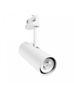 Projecteur sur rail triphasé GU10 blanc – 65×160×232 mm