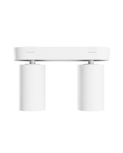 Spot en saillie GU10 2 têtes – blanc – IP20 – 220×70×135 mm – sans ampoule