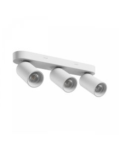Spot en saillie GU10 3 têtes – blanc – IP20 – 350×70×135 mm – sans ampoule