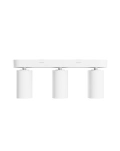 Spot en saillie GU10 3 têtes – blanc – IP20 – 350×70×135 mm – sans ampoule