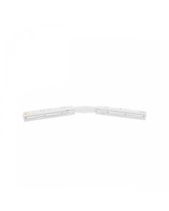 Accouplement flexible pour rail électrique 48V Blanc