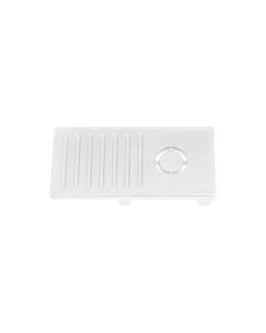 Embout pour rail bas 48V blanc