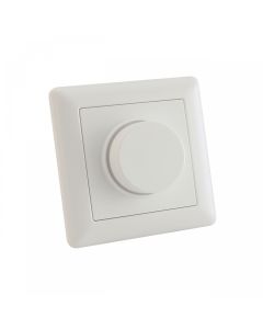Variateur DALI rotatif avec interrupteur 80×80 mm – sans alimentation intégrée