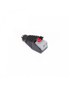 Connecteur femelle CC avec prise rapide