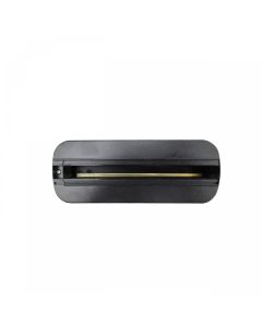 Adaptateur de rail monopoint triphasé 170 mm noir