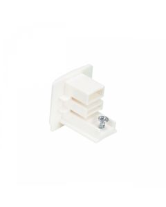 Embout de rail triphasé DALI blanc