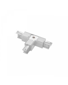 Connecteur de rail triphasé T/T2 réglable à droite blanc – DALI