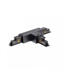 Connecteur de rail triphasé T/T2 réglable à droite noir – DALI