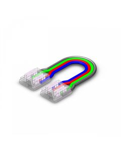 Connecteur bande à bande avec câble pour ruban LED COB RGB – 10 mm