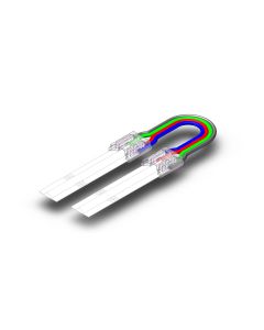 Connecteur bande à bande avec câble pour ruban LED COB RGB – 10 mm
