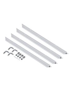 Panneau LED encastré 62x62 cm blanc