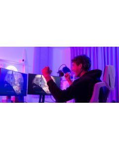 Panneau LED 62x62 cm | 40W | RGB+W (4000K) | Dimmable | Télécommande