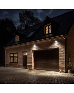 Lampe de chantier LED 10 W IP65 – Lampe extérieure compacte blanche, économe en énergie et durable