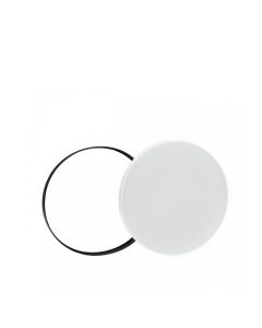 Plafonnier LED rond 40 W 6000 K blanc/noir IP54 Ø485 mm