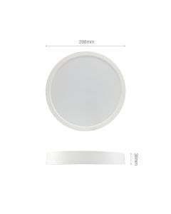 Spot encastré LED Ø28,8 cm 24 W K4000 75 lm/W IP20 Blanc