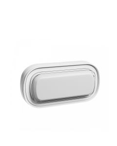 Plafonnier LED ovale 10 W CCT IP54 IK10 205×105 mm – blanc