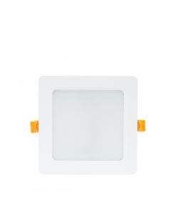 Downlight Led 12W 1500lumen Blanc Carré Driver Intégré IP54