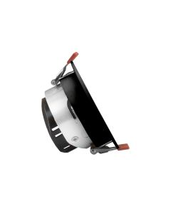 Spot encastrable GU10 – rond – noir (réflecteur argenté) – IP20 – Ø85×50 mm – sans ampoule