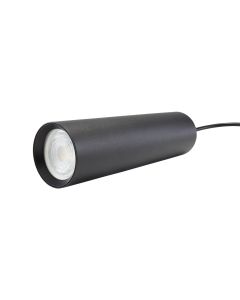 Suspension GU10 pour rail triphasé Ø55 mm avec câble de 1 m – Noir