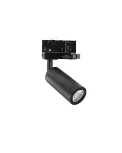 Projecteur sur rail triphasé GU11 noir