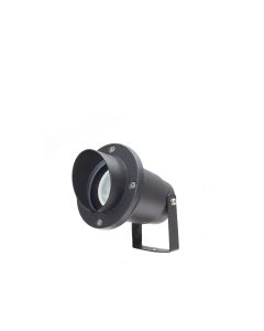 Projecteur de jardin LED GU10 noir, angle de faisceau 65°, avec piquet de terre